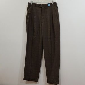 Braggi by Louis Raphael brown dress slacks 32/32